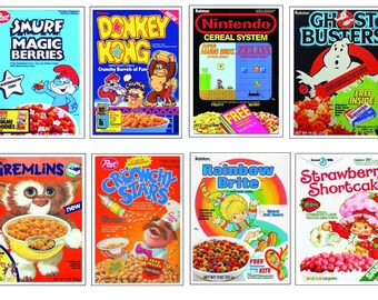 Nesquik Vintage Cereal Box Magnet – 2x3 Inch 80's Retro Fridge Or Locker Decor