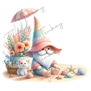beach gnome, beach sublimation, beach gnome png, gnome clipart, Gnome png, Gnome Sublimation, 1 PNG file, Digital Download