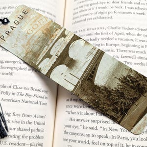 Prague Bookmark, City Bookmark, Travelers Gift, travel bookmark, physical bookmark