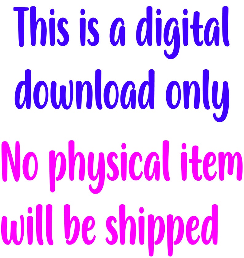Pu&ograve; includere: Testo in blu e rosa su sfondo bianco che recita: "Questo &egrave; un download digitale solo. Nessun articolo fisico verr&agrave; spedito."