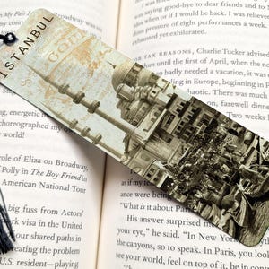 Istanbul Bookmark, City Bookmark, Travelers Gift, travel bookmark, physical bookmark