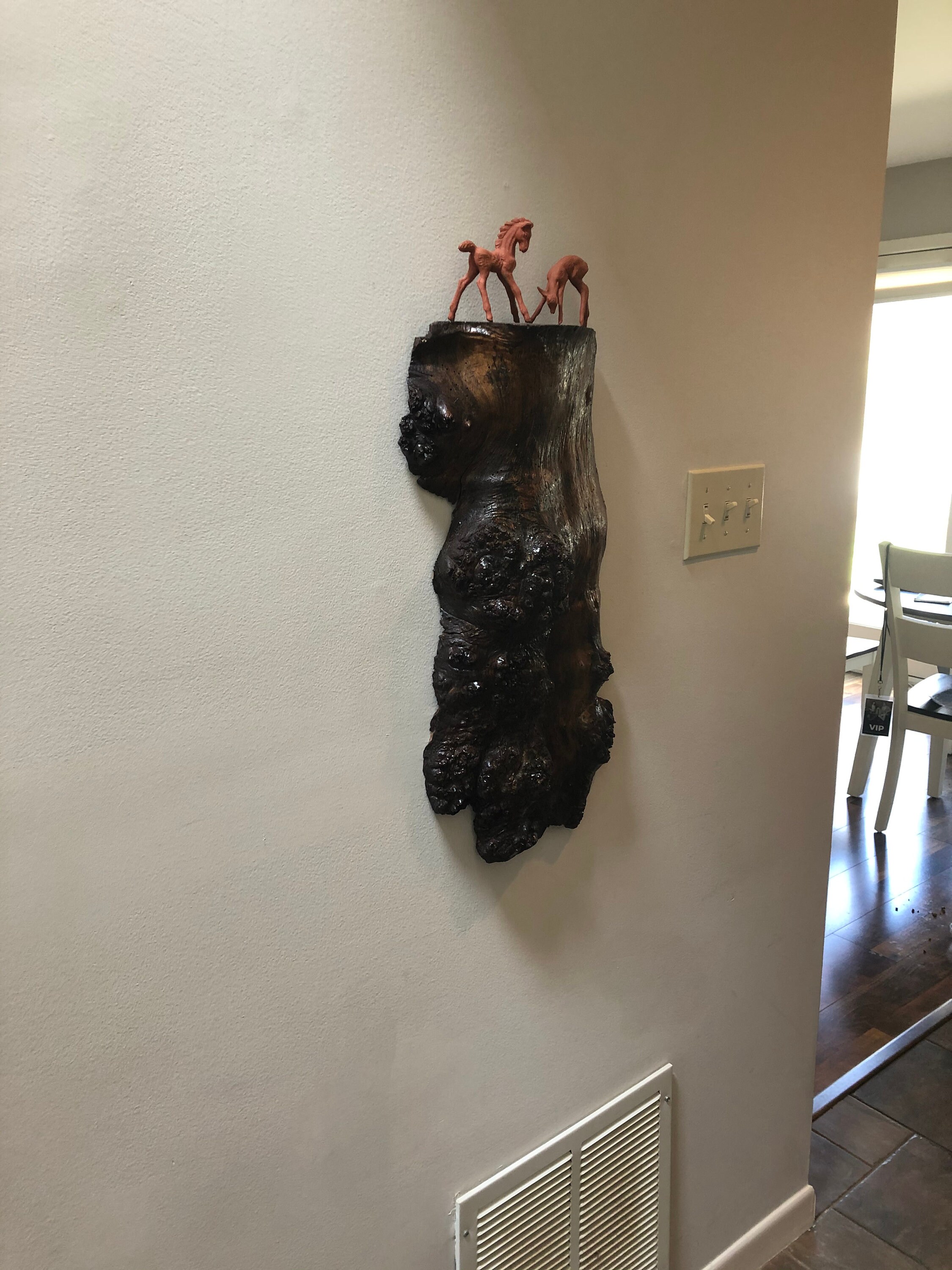 Estante decorativo de madera dura | Etsy