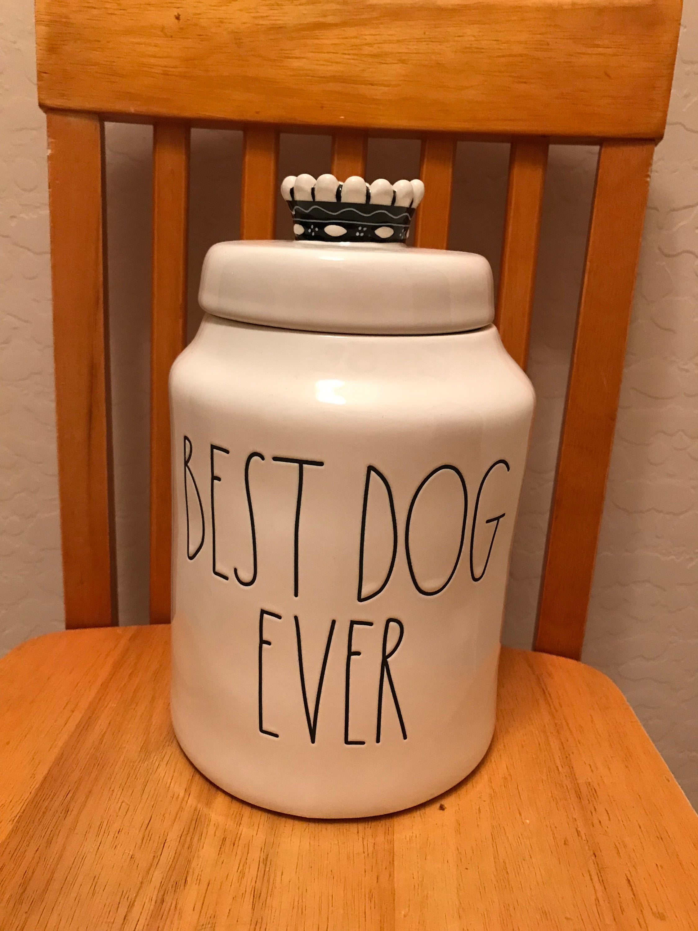 Rae Dunn Best Dog Ever canister Etsy