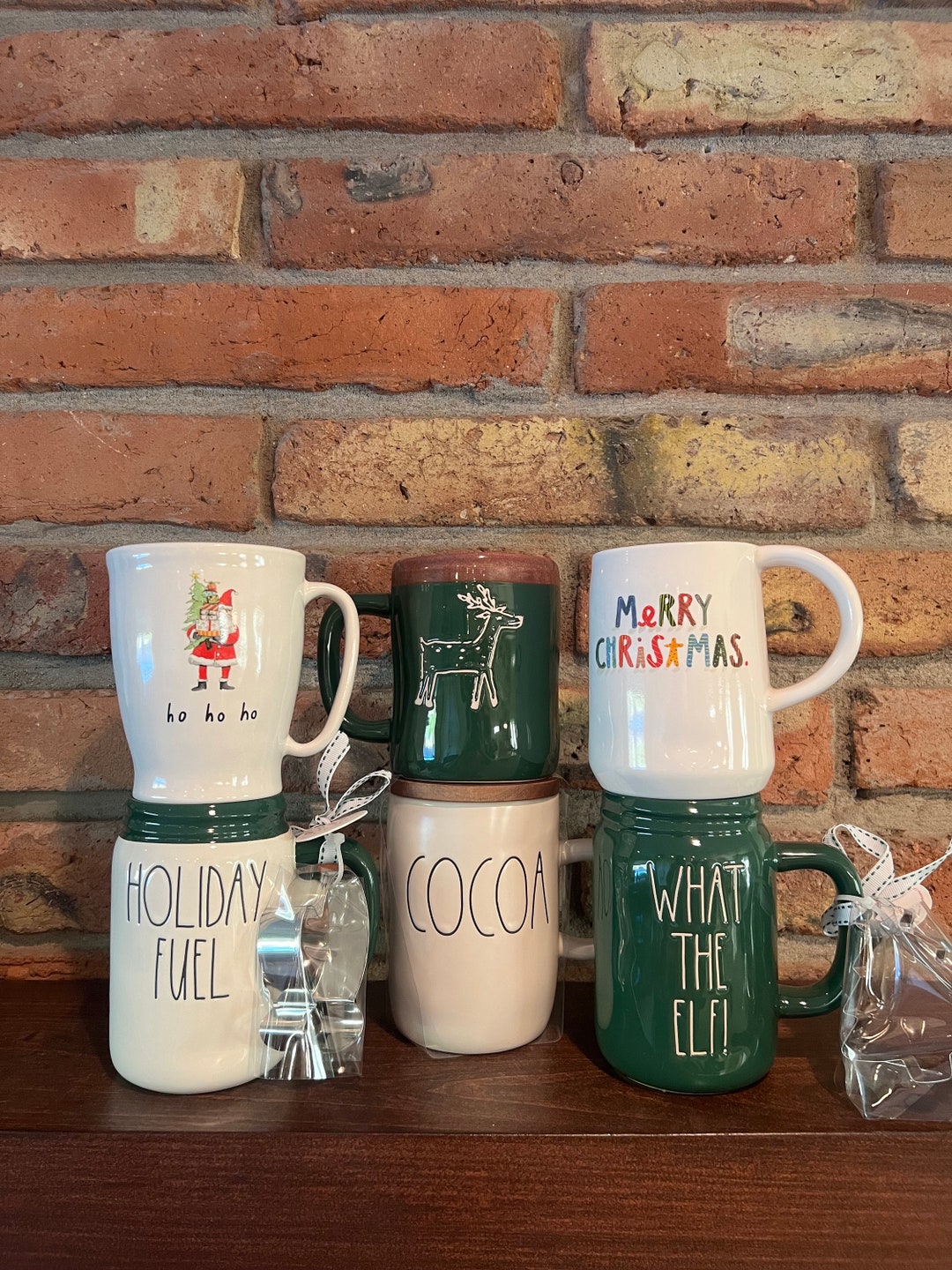 Rae Dunn Holiday Christmas Mugs - Etsy