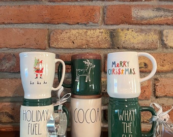 Rae Dunn Holiday Christmas  mugs