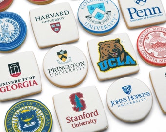 Custom Logo Cookies | School University College Company Logo