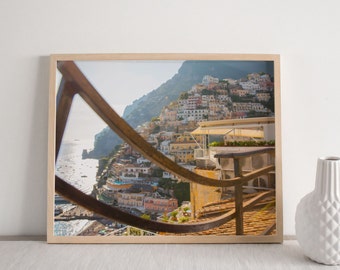 Positano Wall Art, Positano Printable, Positano Italy, Italian Coast, Amalfi Coast Digital Download