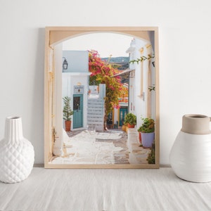 Greek Island Wall Art, Paros Digital Download, Mykonos Santorini Photography, Island Life