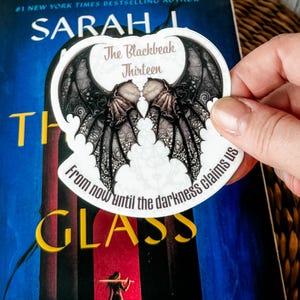 Blackbeak Thirteen Sticker, TOG, SJM, Manon Blackbeak Sticker, Laptop Sticker, Kindle Sticker, Tumbler Sticker, Throne of Glass, ACOTAR
