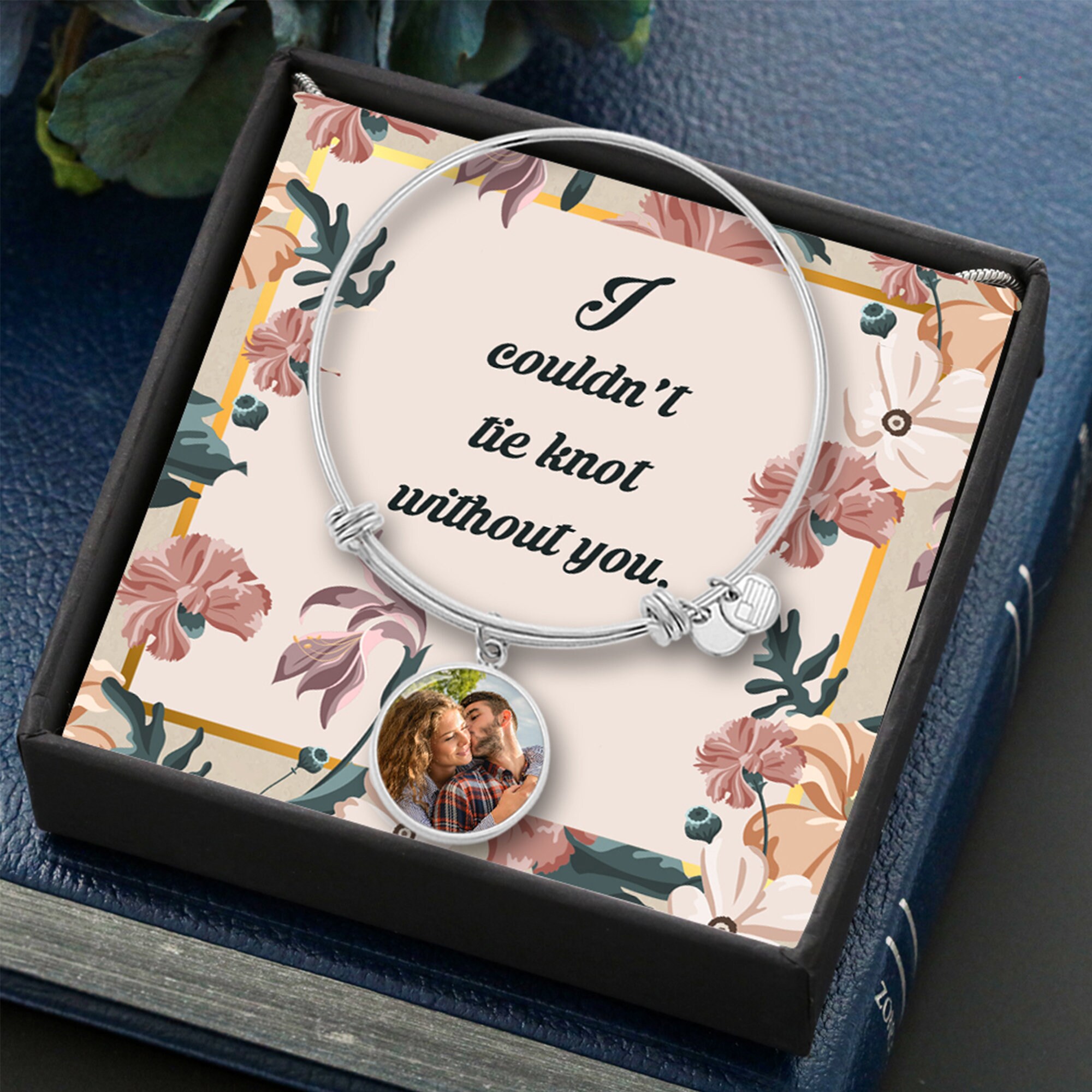 Tie the Knot Bracelet Bridal shower gift Will you be my Etsy