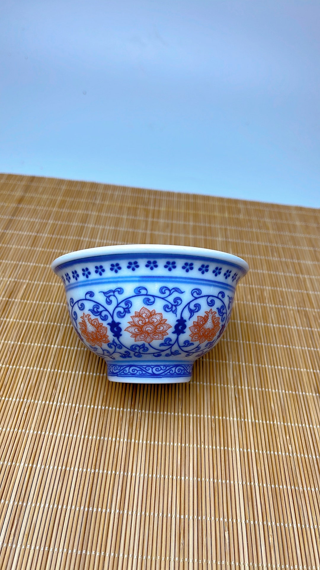 Chinese Ceramic Tea Set Enamel Master Cup Kaolin Handpainted Etsy