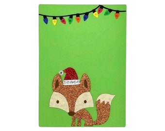 Fox Christmas card
