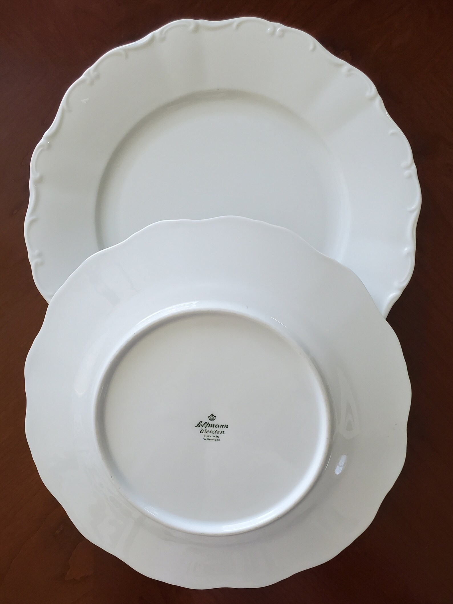 SELTMANN WEIDEN Bavaria Germany Porcelain Dinner Plates White Etsy