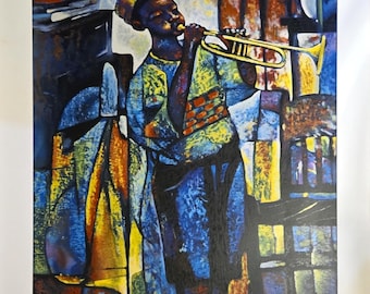 William Tolliver Signed Serigraph - 'Learning to Play' Limited Edition