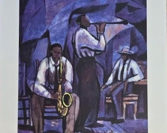 William Tolliver Signed Lithograph - 'Jammin' Limited Edition
