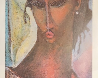 William Tolliver Estate Signed Lithograph - 'Kiss'