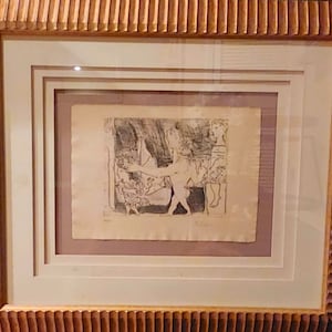 Framed Limited Edition Print: Pablo Picasso&#39;s Minotaur