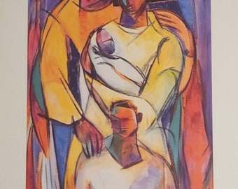 William Tolliver Estate Signed Lithograph - 'United We Stand'