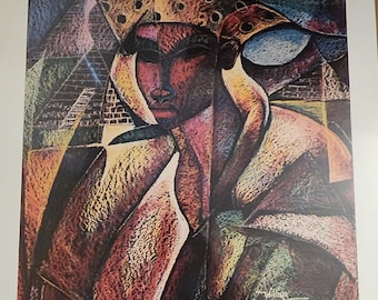 William Tolliver Estate Signed Fine Art Print - 'Egypt'