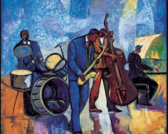 William Tolliver Signed Jazz Art Print - Limited Edition Giclée