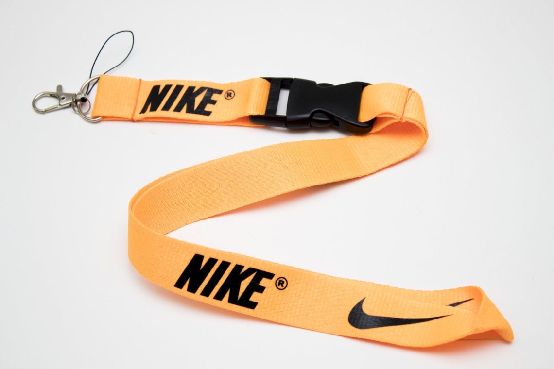 Nike Lanyard With Logo Key Chain Clip With Webbing Strap Quick - Etsy