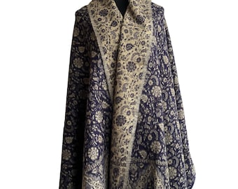 Tibetan 'Yak Wool' Blanket Soft Oversized Purple Shawl, Warm Shawl, High Quality, Handmade in Nepal , 100cmx215cm