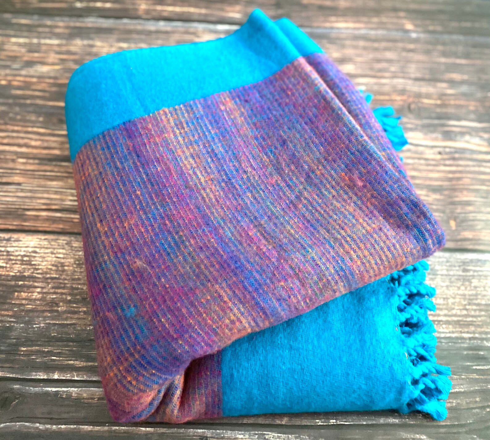 Tibetan Yak Wool Blanket Brown Maroon Soft Oversized Shawl Etsy