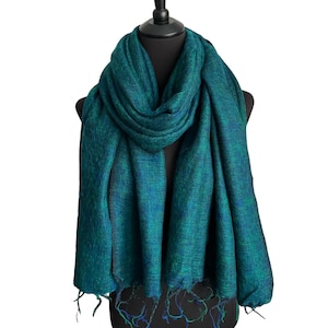 Beautiful Handmade 'Yak Wool' scarf, high quality wool scarf, Stole Scarf, Shawl Wrap, Super Soft Warm Unisex Nepalese image 1