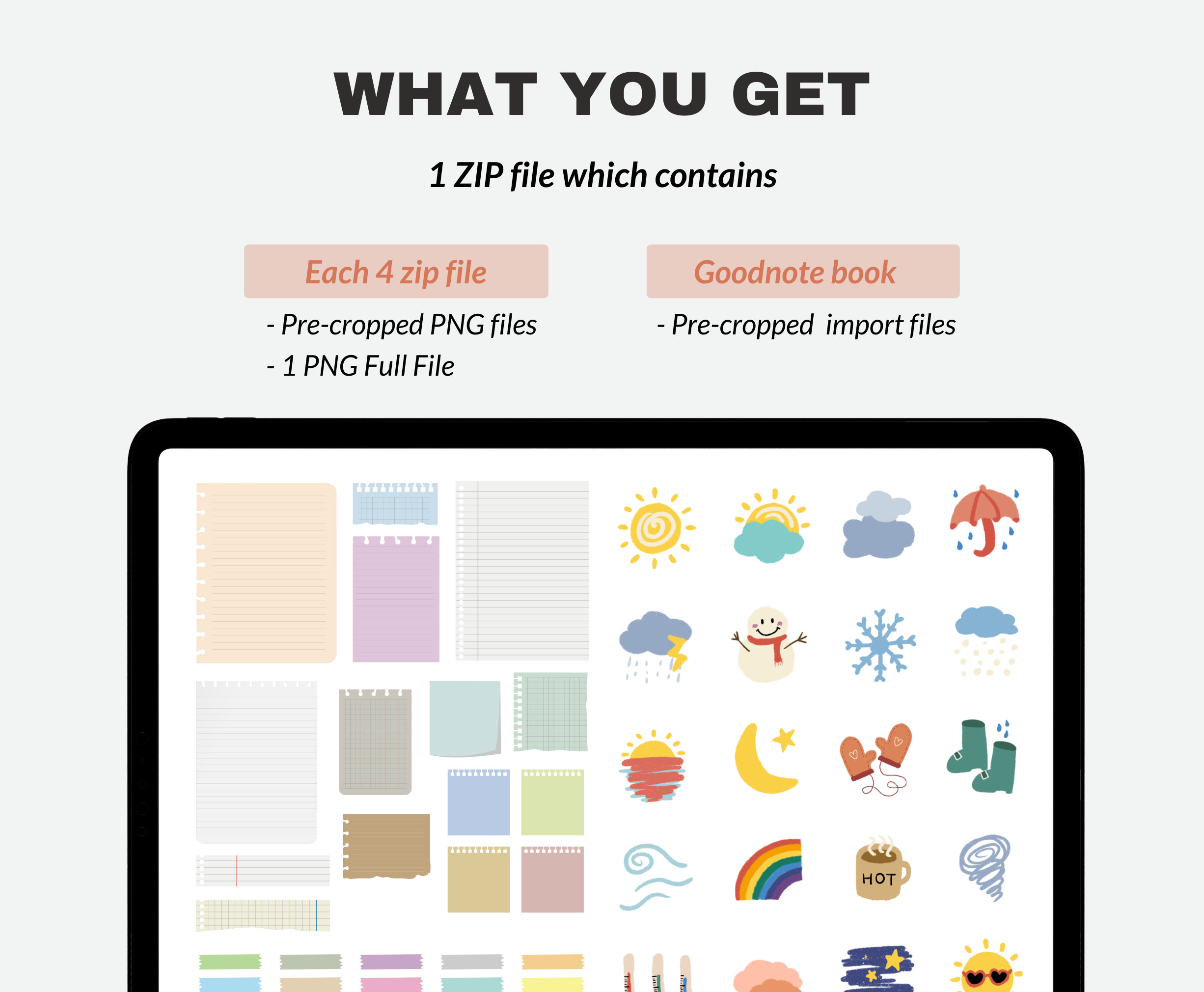goodnotes stickers goodnotes stickers