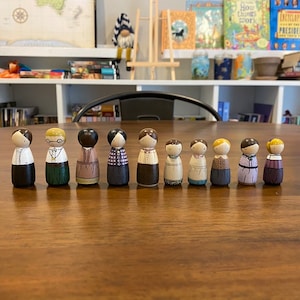 Pioneer Inspired Peg Dolls (weibliche Figuren)