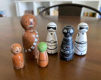 Inspired by STAT WARS Peg Doll set