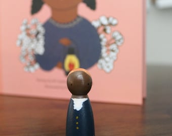 Bambola di legno Harriet Tubman