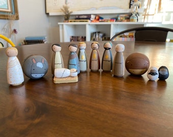 Nativity Peg Doll set