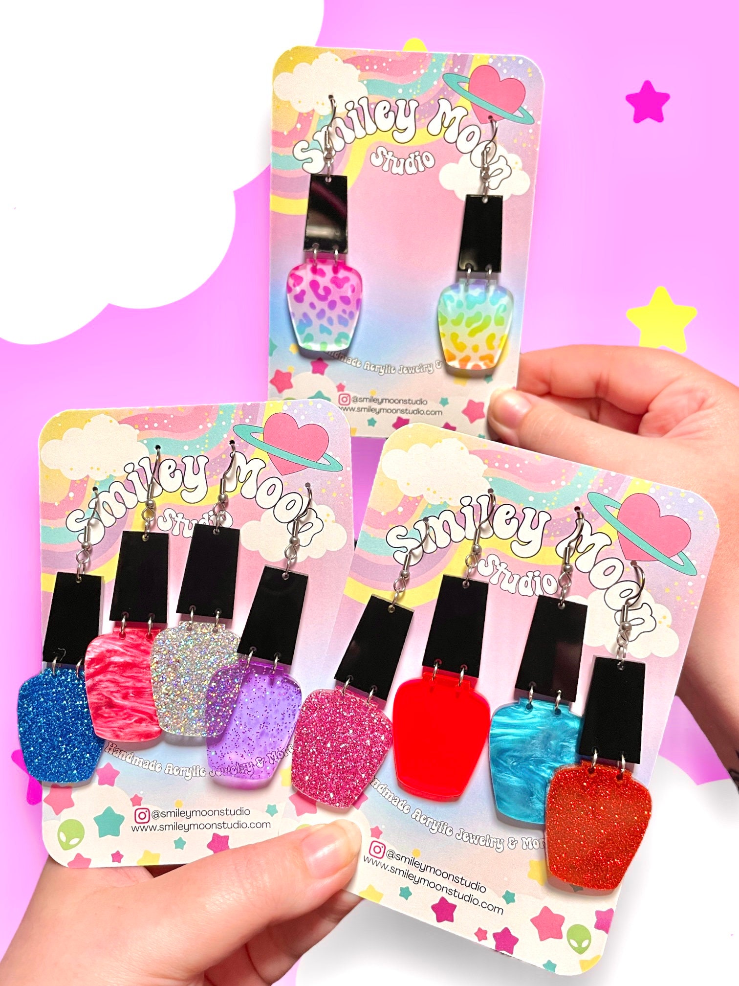 1990s Glitter Fizz Nails That Shine