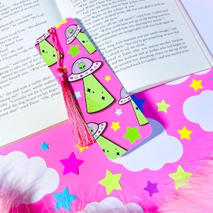 UFO Bookmark, Bookmarks, Bookish Gift