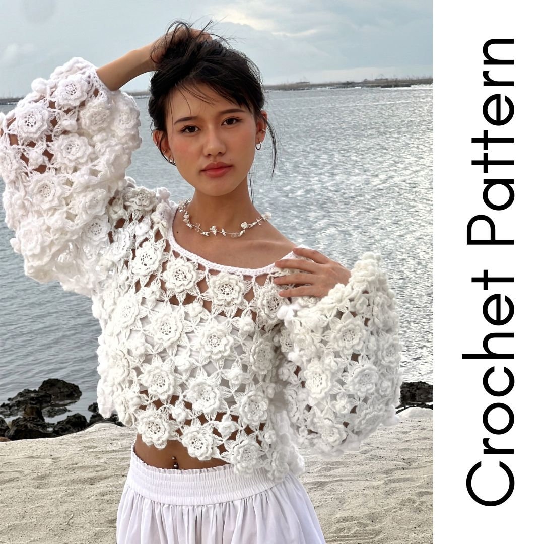 トップス sheller 3D flower ruffle tops 3D flower ruffle tops – shéller / シェリエ