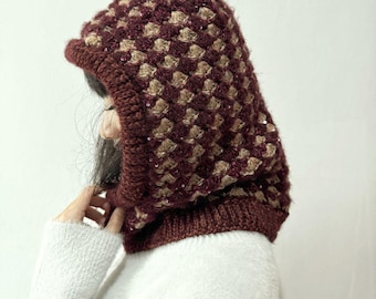Edith Hood Crochet Pattern | Crochet Hood Pattern PDF File in English