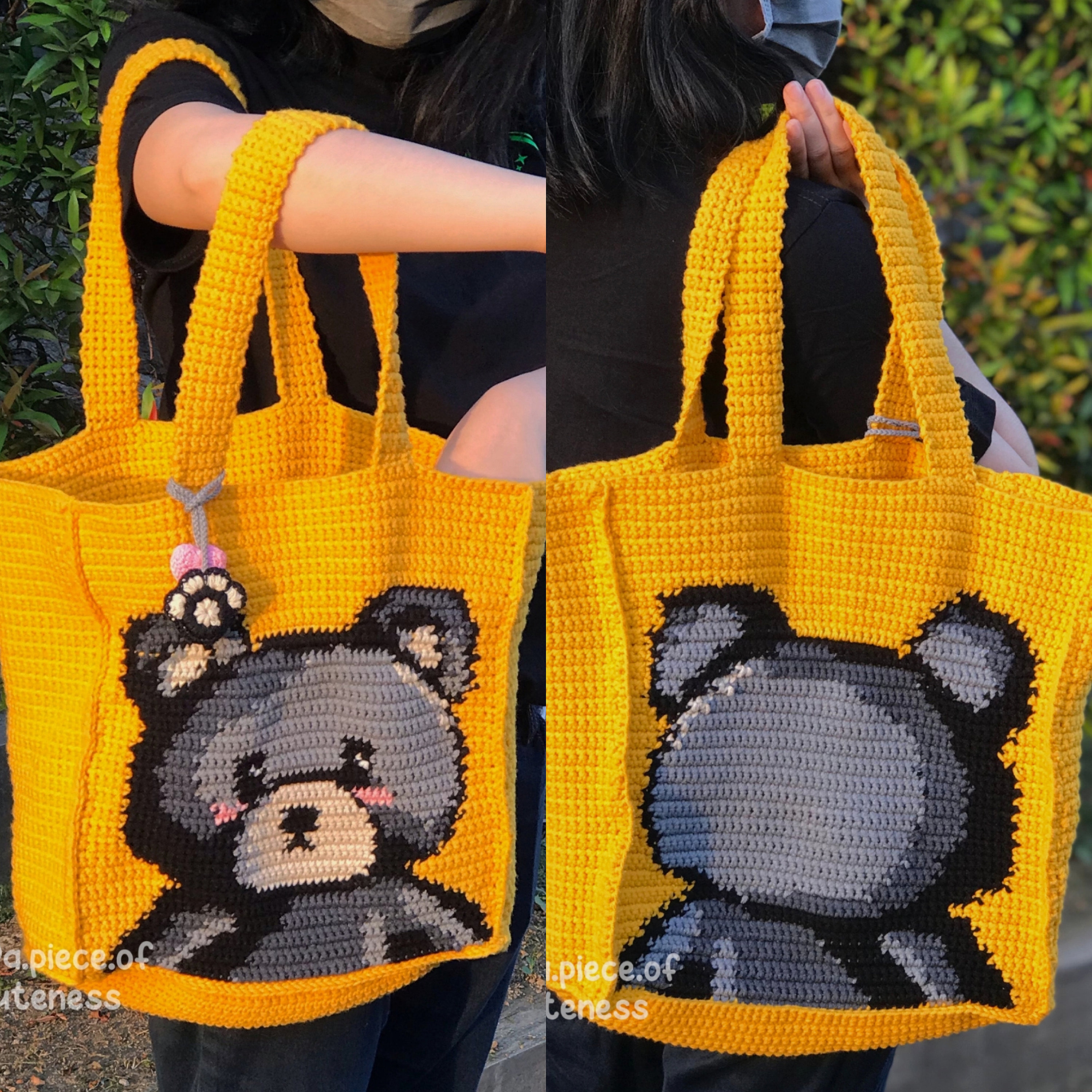 Target tote shop bag cross stitch