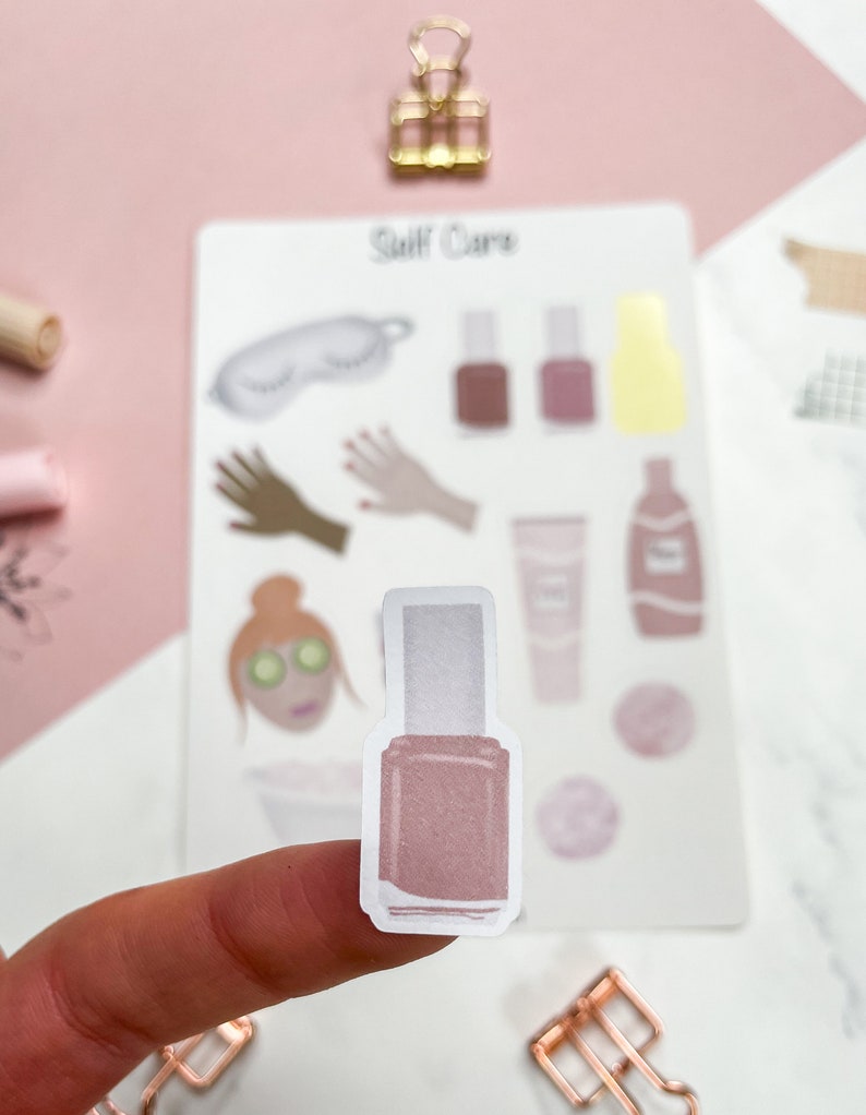 Self Care Sticker Sheet, Bullet Journal Stickers, Journal Stickers ...
