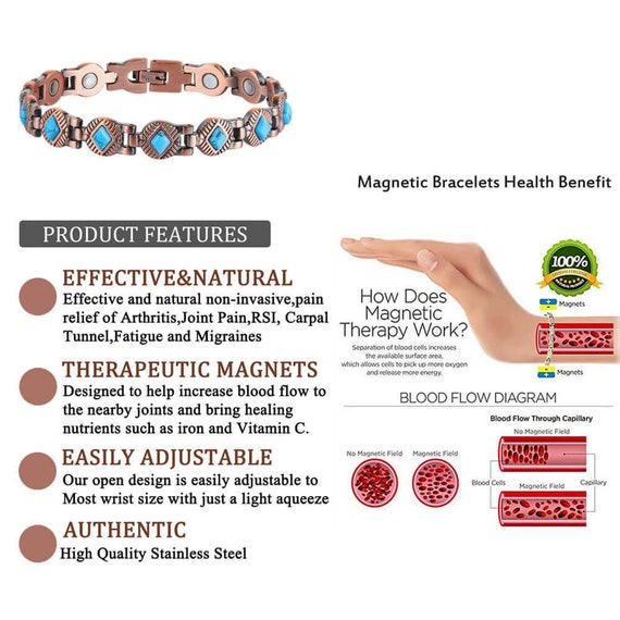 Magnetic Lymph Drainage Lymph Detox Bracelet Promotes Blood Therapy  Slimming UK | eBay