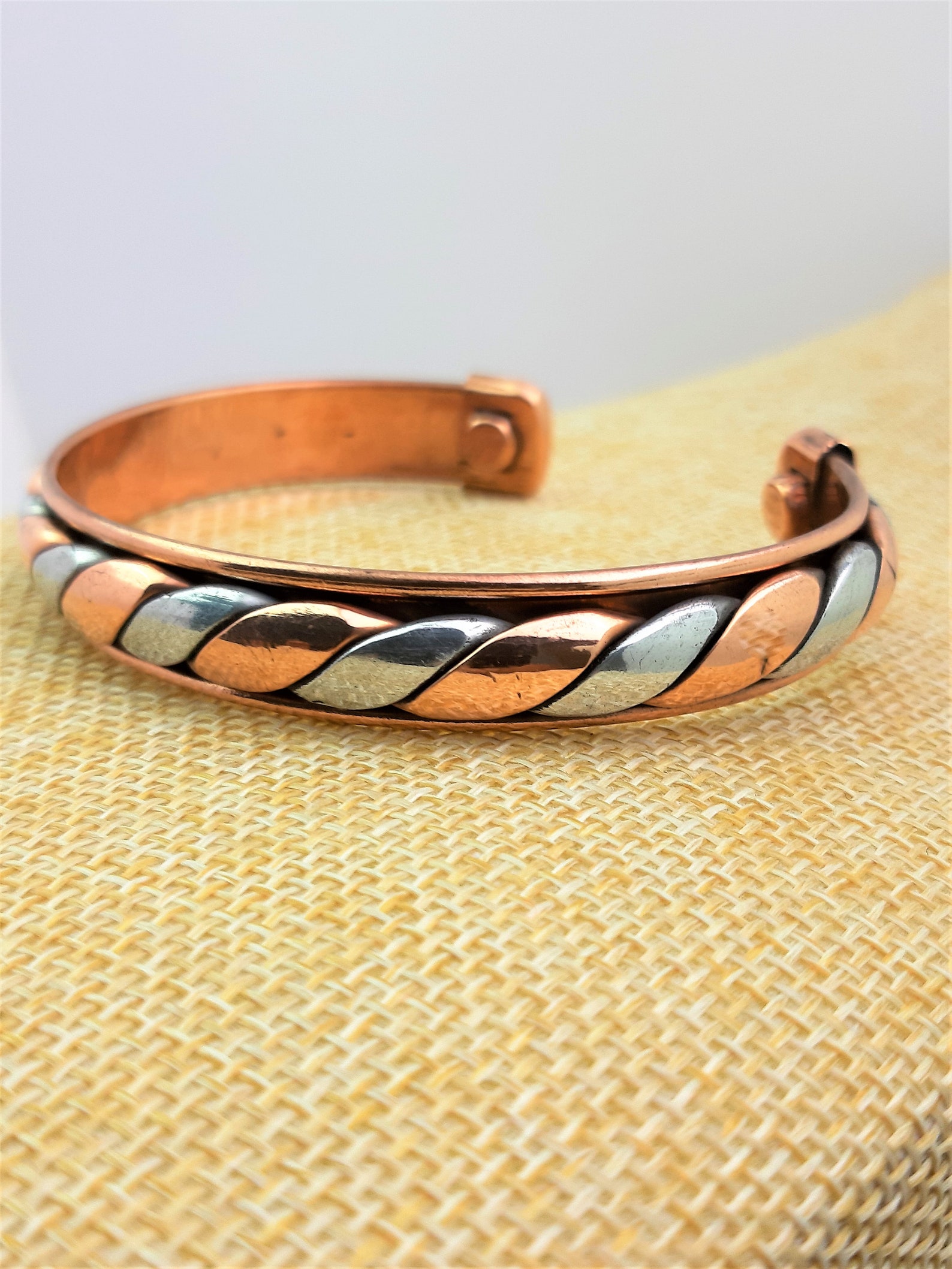 pure copper adjustable bracelethandmadefree UK Etsy
