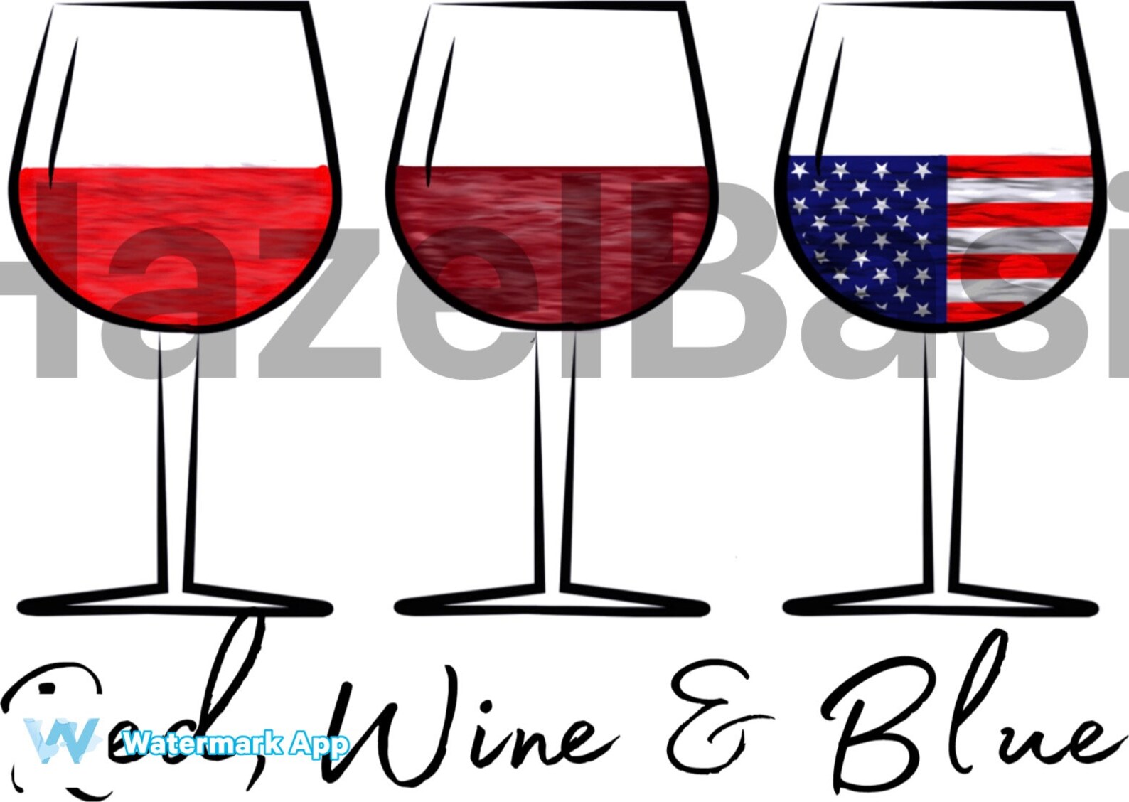 Red, Wine & Blue Etsy