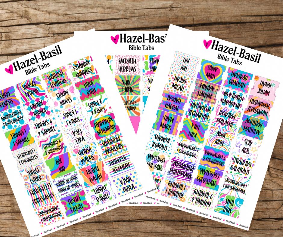 Printable Bible Tabs Digital Download - Etsy