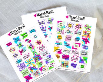 Printable Bible tabs digital download