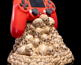 Controller Stand PS4 PS5 PC Skulls