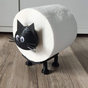 Kitty the toilet cat toilet paper holder sheep toilet paper toilet paper holder toilet roll holder toilet cat image 1