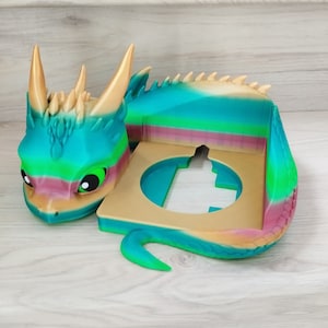 Drache Stand für Toniebox geniales Design EINFARBIG Bild 3