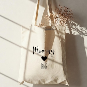 Mommy Bag | Baumwolltasche | Jutebeutel | langer Henkel | mit Spruch | Mama | Geburtsgeschenk | Babyparty