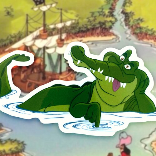 Peter Pan Crocodile Clock