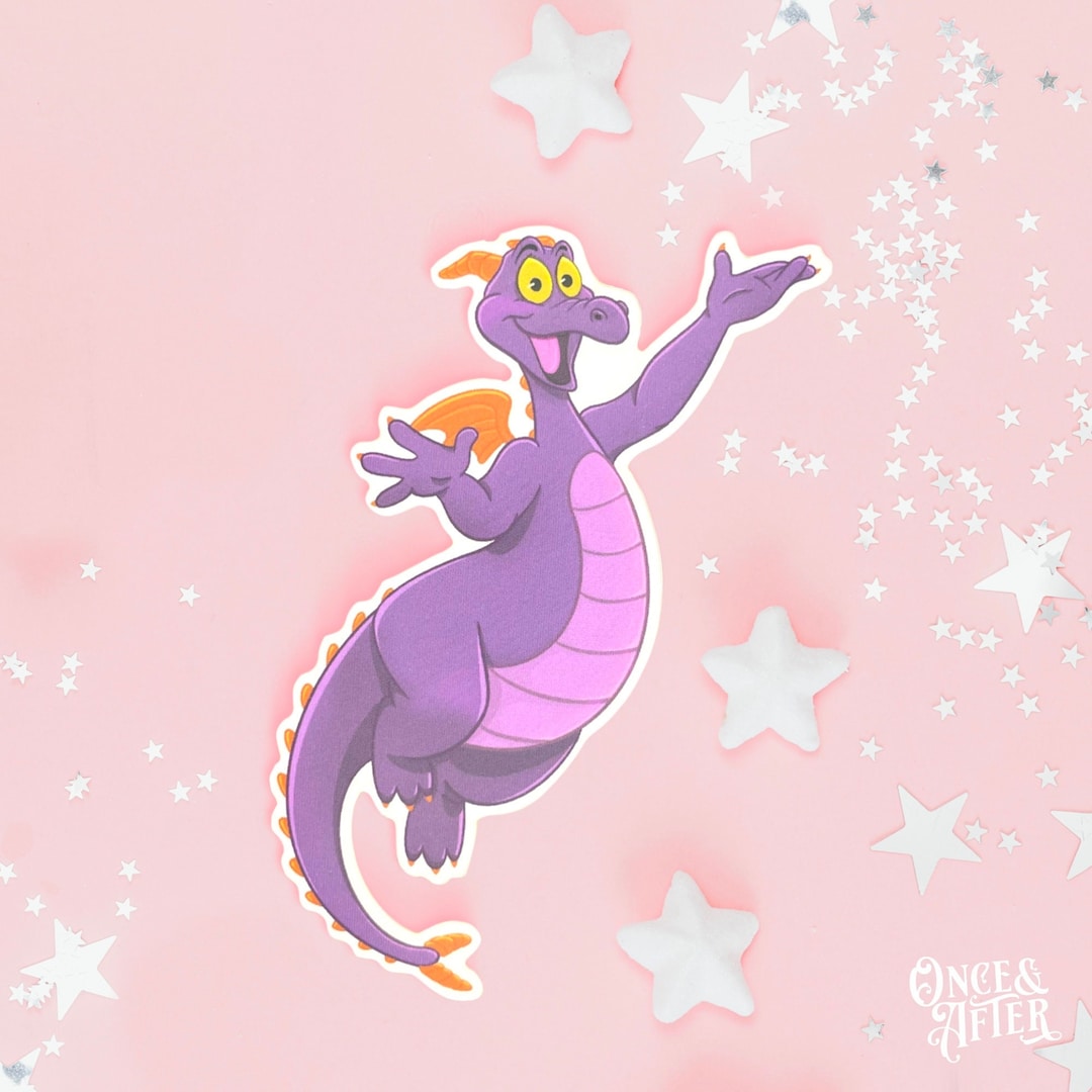 EPCOT Figment Sticker Dreamfinder Dragon Disney Flower and Garden
